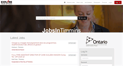 Desktop Screenshot of jobsintimmins.com